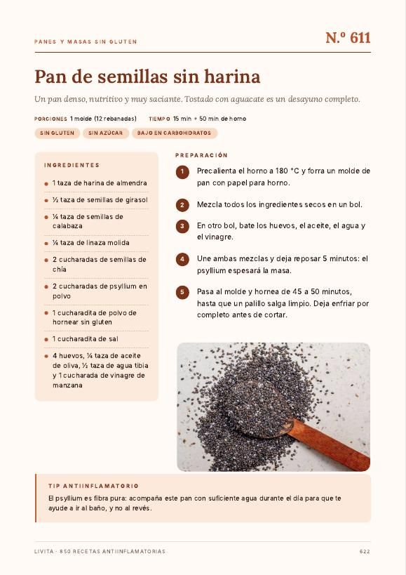 Página interior: Panes y masas sin gluten